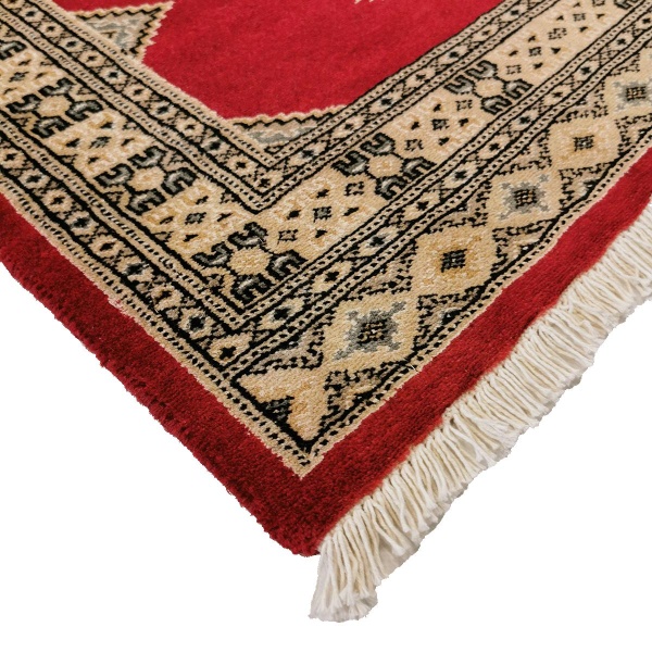 Pakistansk Jeldar teppe m/ silke, 238x80 - Bilde 2