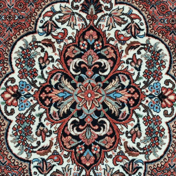 Persisk Bidjar teppe m/ silke, 184x122 - Bilde 2