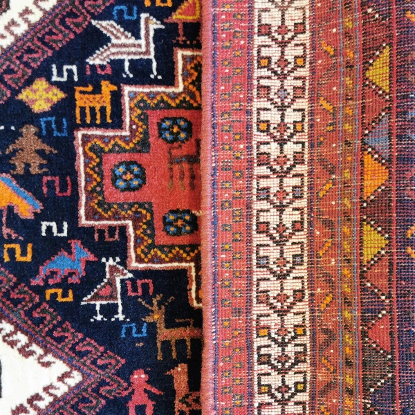 Persisk Sirjan Afshar teppe, 188x140 - Bilde 2