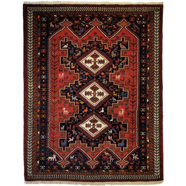 Persisk Sirjan Afshar teppe, 188x140