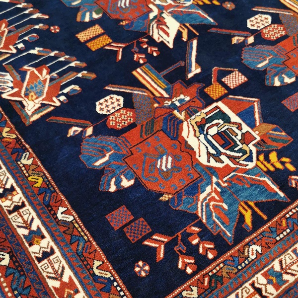 Persisk Sirjan Afshar teppe, 180x135 - Bilde 2