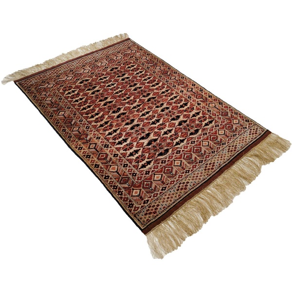 Afghan-Mauri Helsilke teppe, 157x121 - Bilde 3