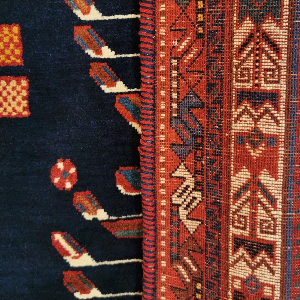 Persisk Sirjan Afshar teppe, 180x135 - Bilde 4