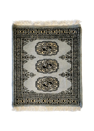 Pakistansk Bokhara dørmatte, 60x45