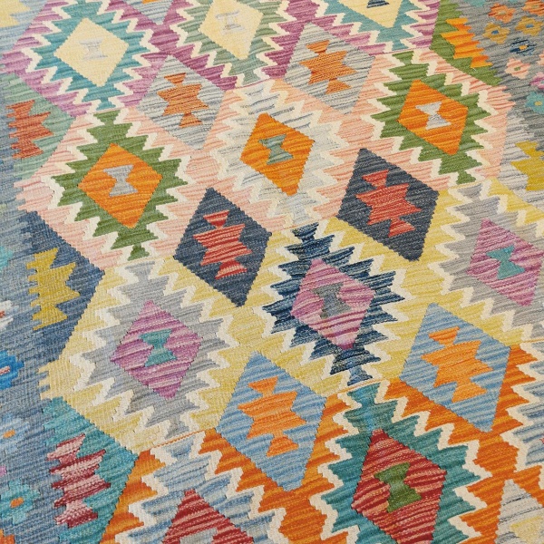 Kelim teppe, 241x175 - Bilde 4