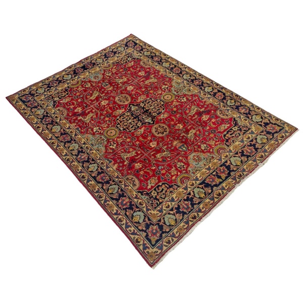 Persisk Mashad teppe, 195x148 - Bilde 3