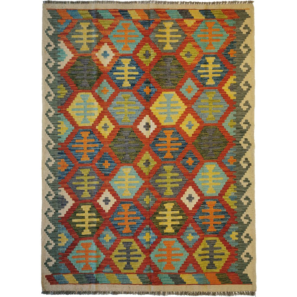 Kelim teppe, 196x145