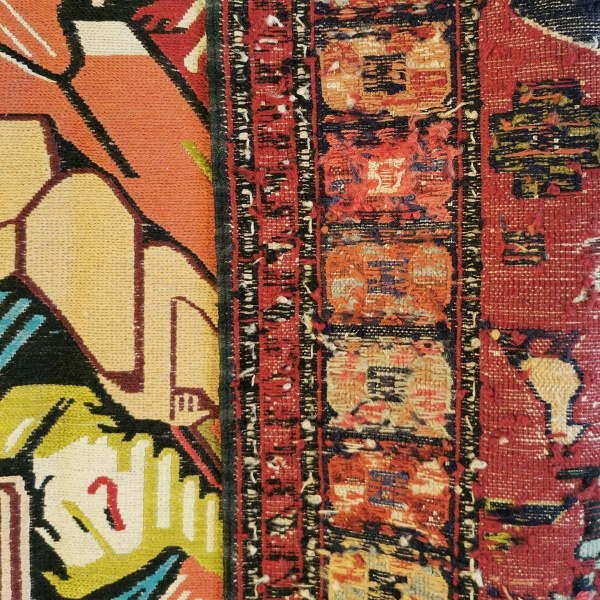 Soumak Kelim teppe, 190x120 - Bilde 5