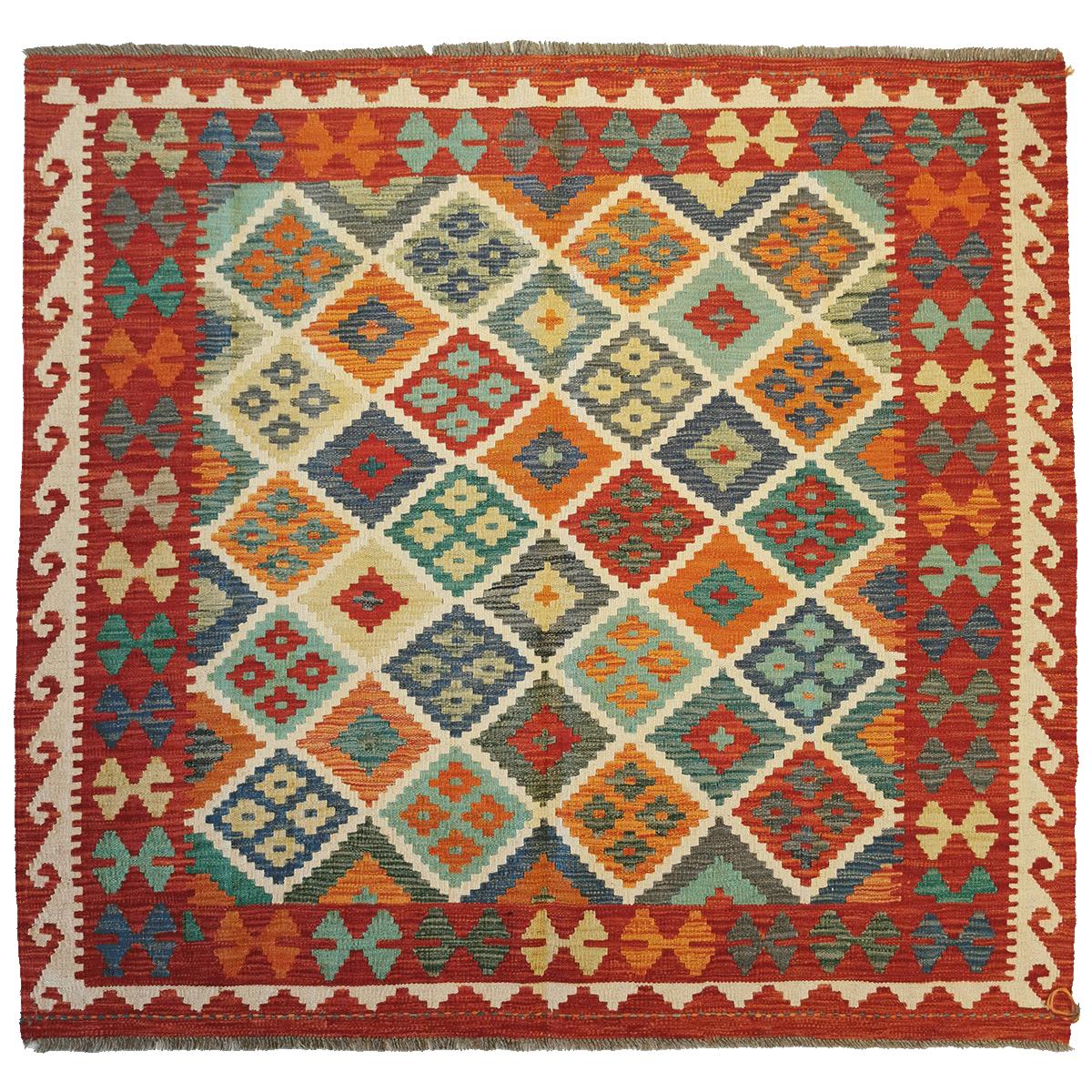 Kelim teppe, 156x146