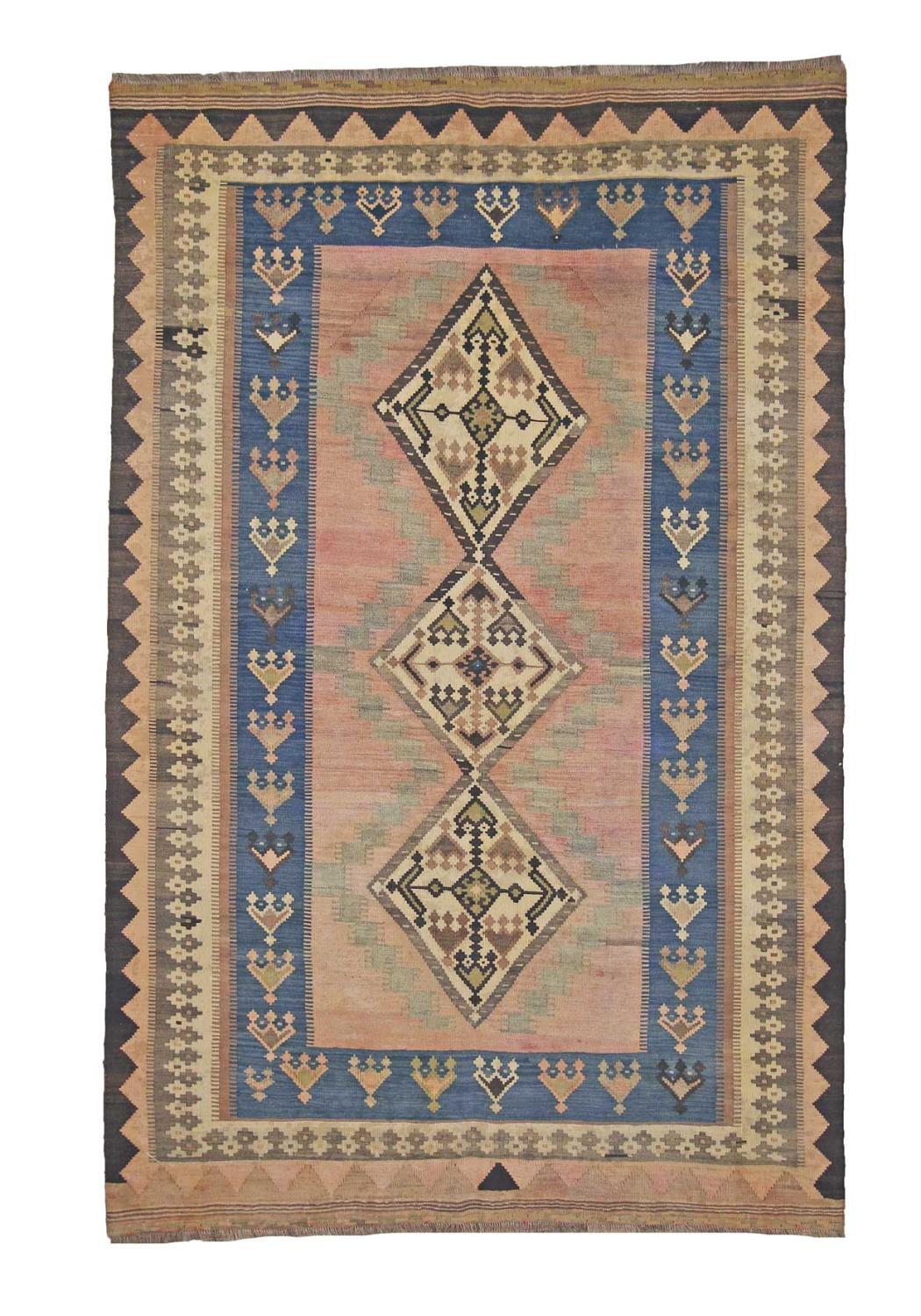 Persisk Old Kelim teppe, 241x154