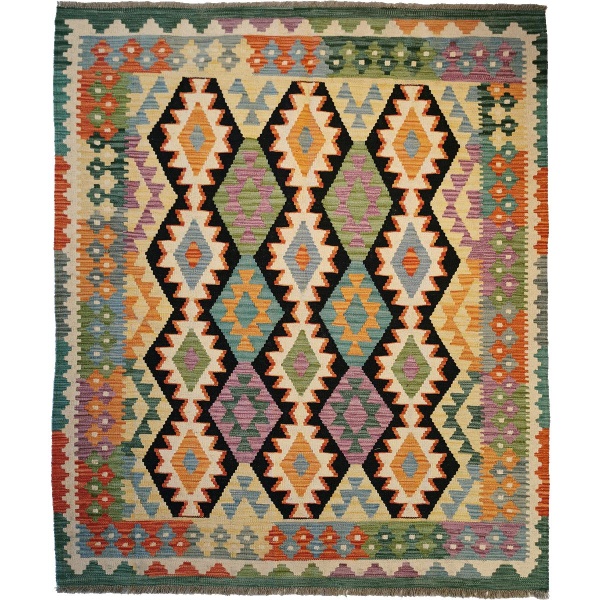 Kelim teppe, 195x155