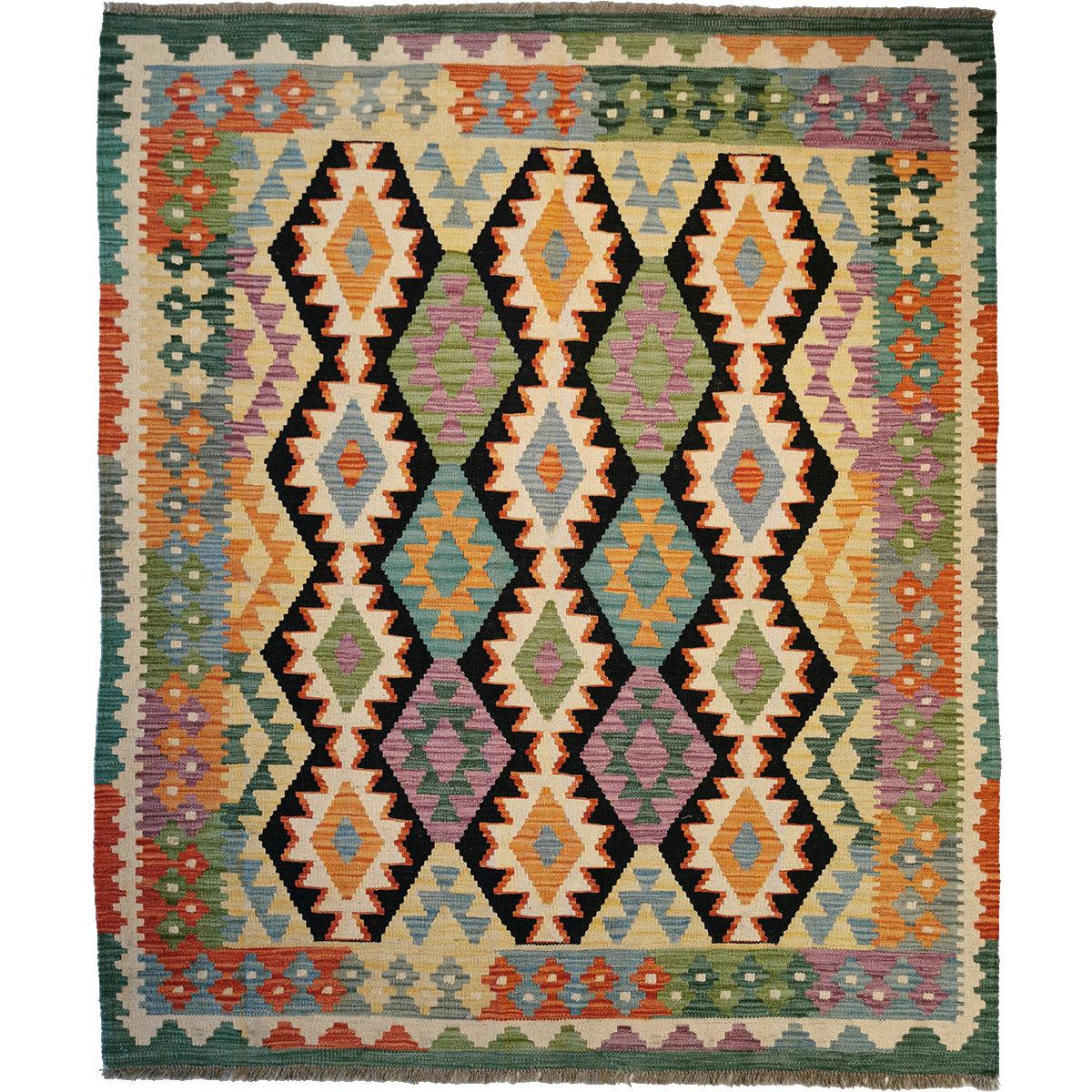 Kelim teppe, 195x155