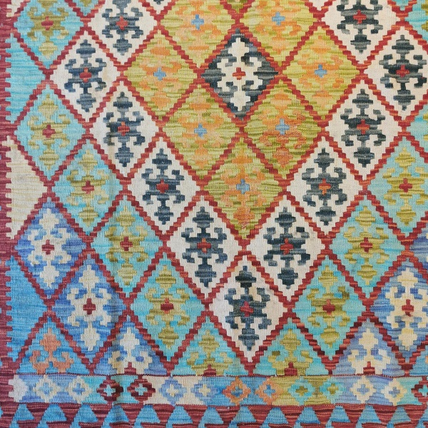 Kelim teppe, 200x152 - Bilde 4