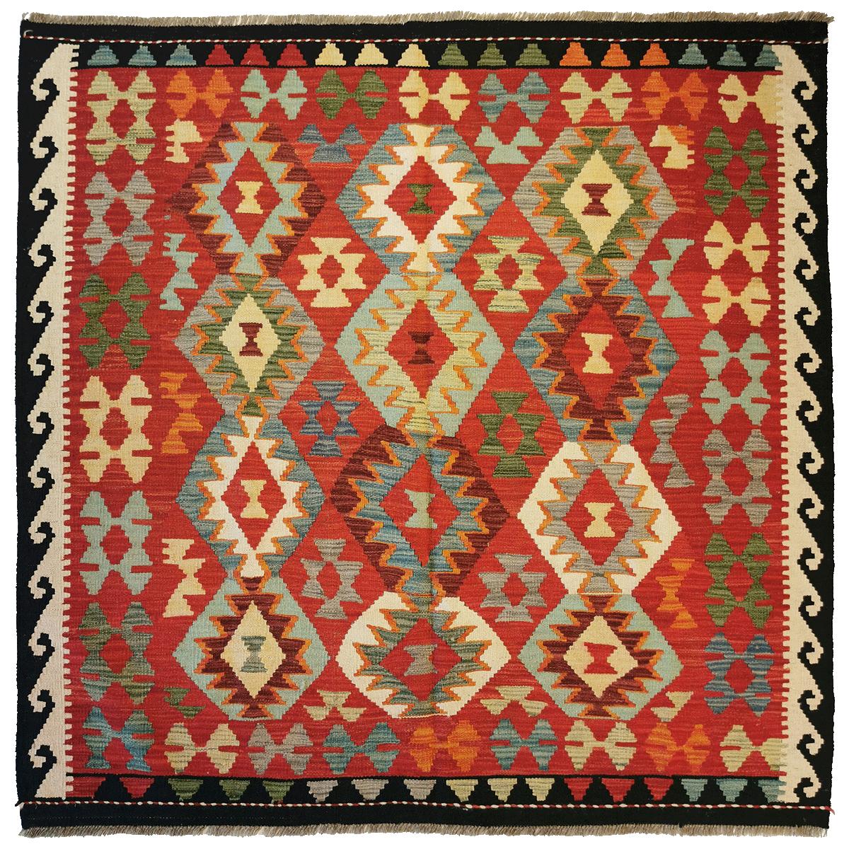 Kelim teppe, 156x156