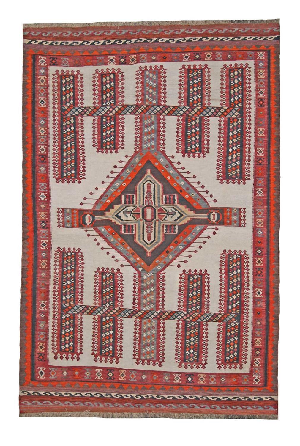 Persisk Old Kelim teppe, 239x158