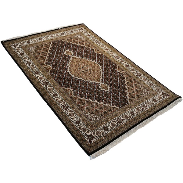 Tabriz Indo teppe m/ silke, 214x152 - Bilde 2