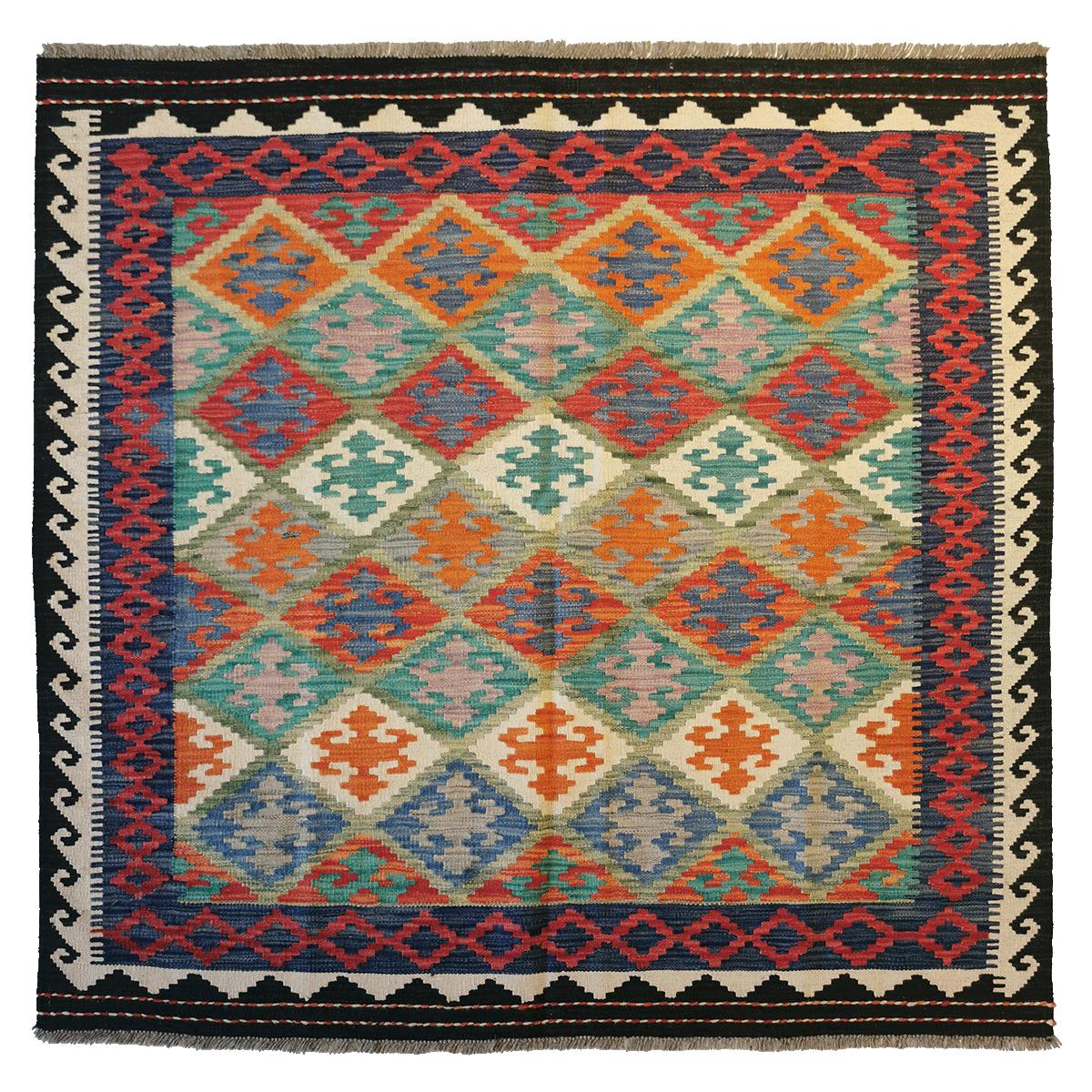 Kelim teppe, 149x148