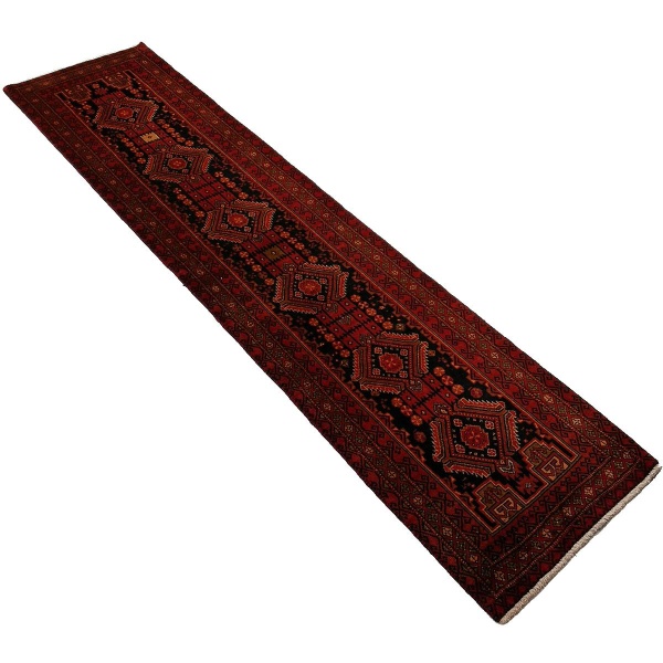 Afghansk Beluch teppe, 228x54 - Bilde 2