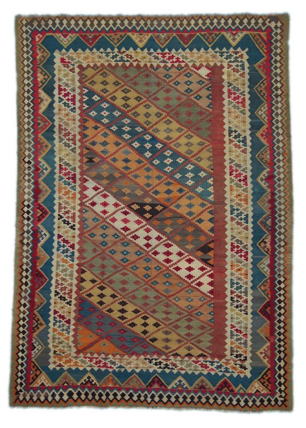 Persisk Old Kelim teppe, 212x150