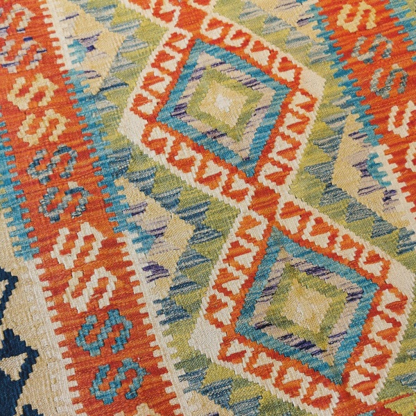 Kelim teppe, 120x100 - Bilde 2