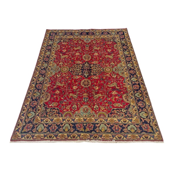 Persisk Mashad teppe, 195x148 - Bilde 2
