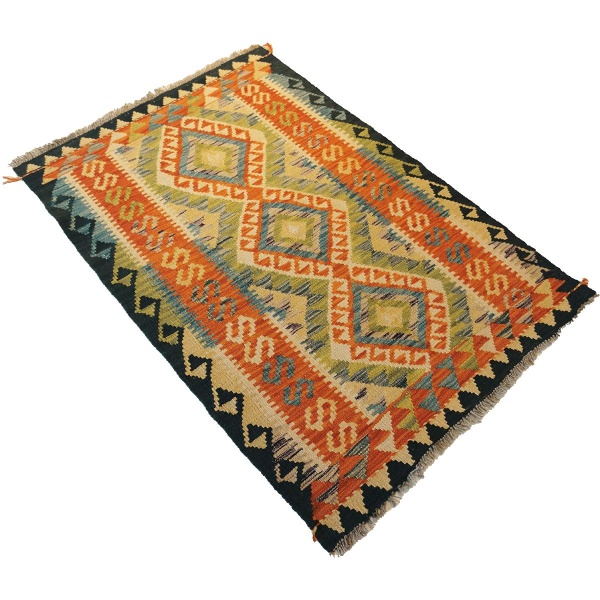 Kelim teppe, 120x100 - Bilde 3