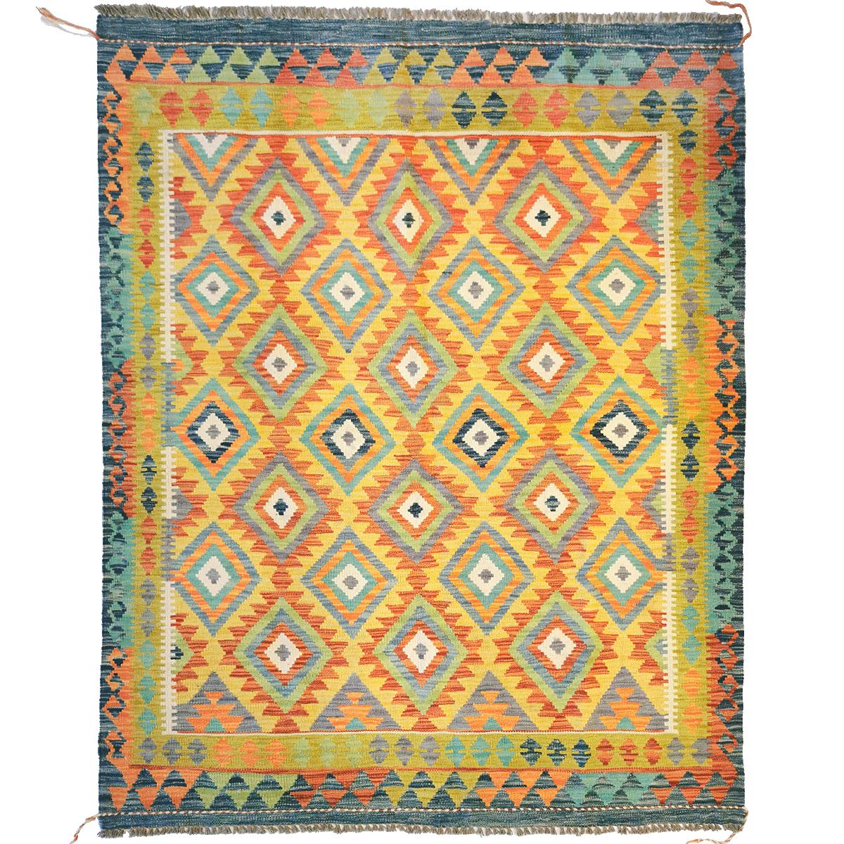 Kelim teppe, 200x155
