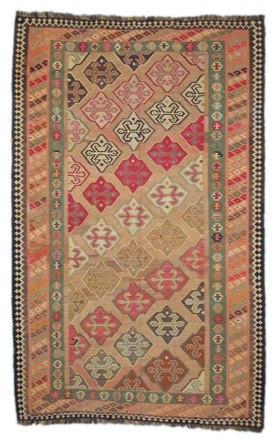 Persisk Old Kelim teppe, 243x155