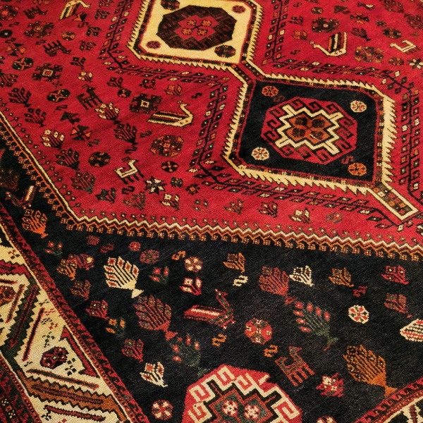 Persisk Shiraz teppe, 297x208 - Bilde 2
