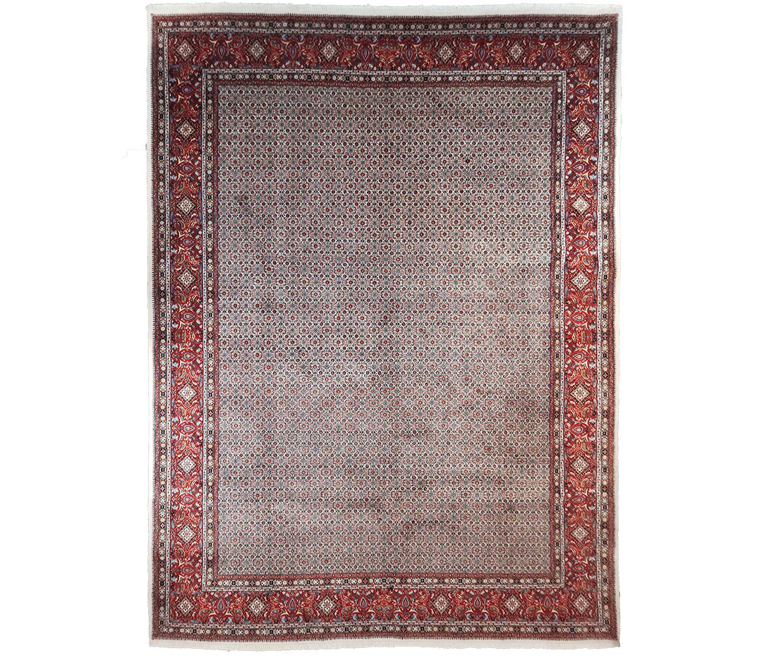 Persisk Moud teppe m/ silke, 394x293