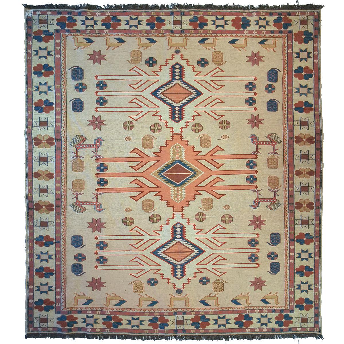 Kelim Ziegler Soumak teppe, 224x194