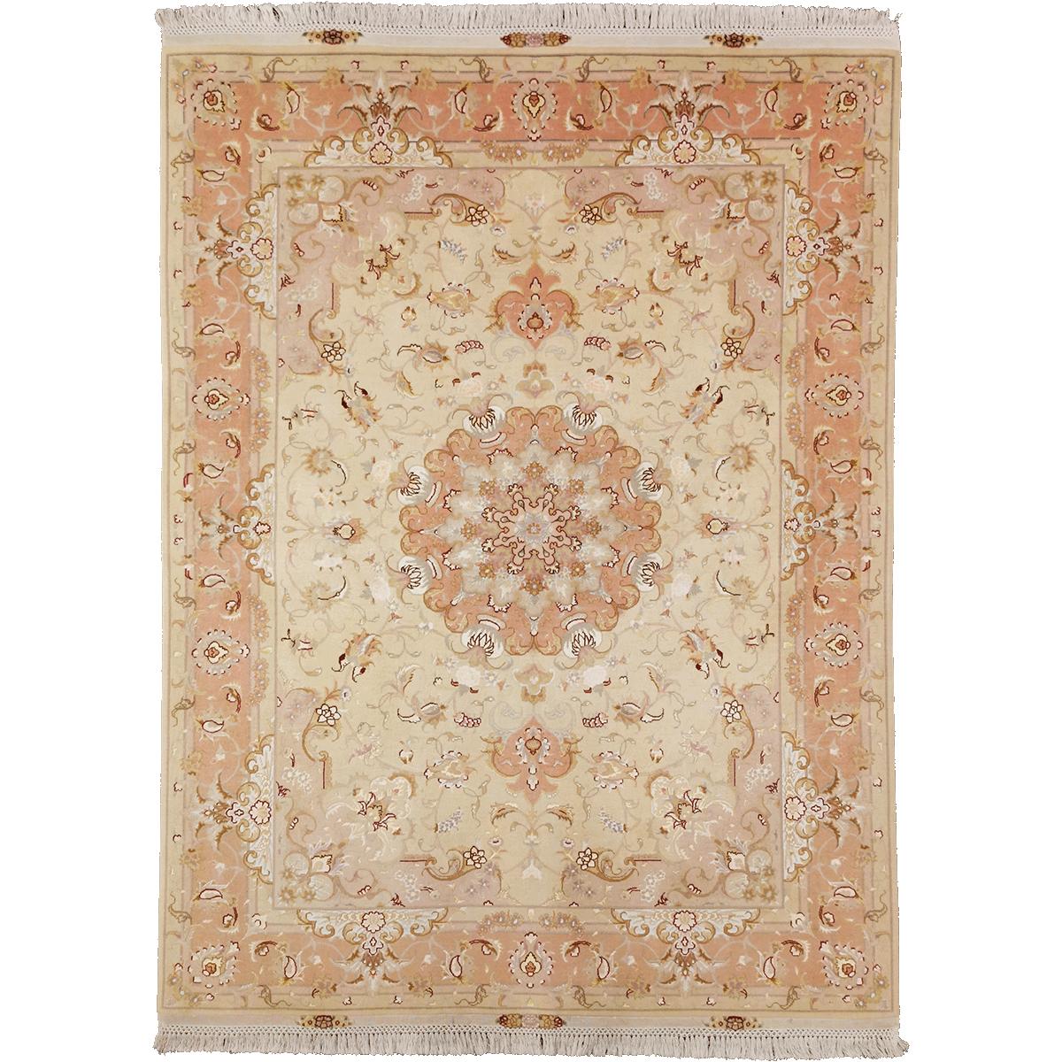 Persisk Tabriz teppe m/ silke