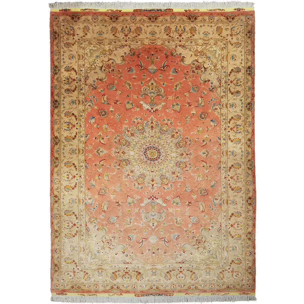 Persisk Tabriz teppe m/ silke