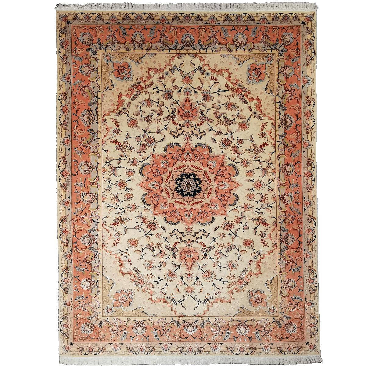 Persisk Tabriz teppe m/ silke