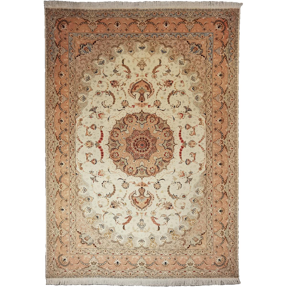 Persisk Tabriz teppe m/ silke