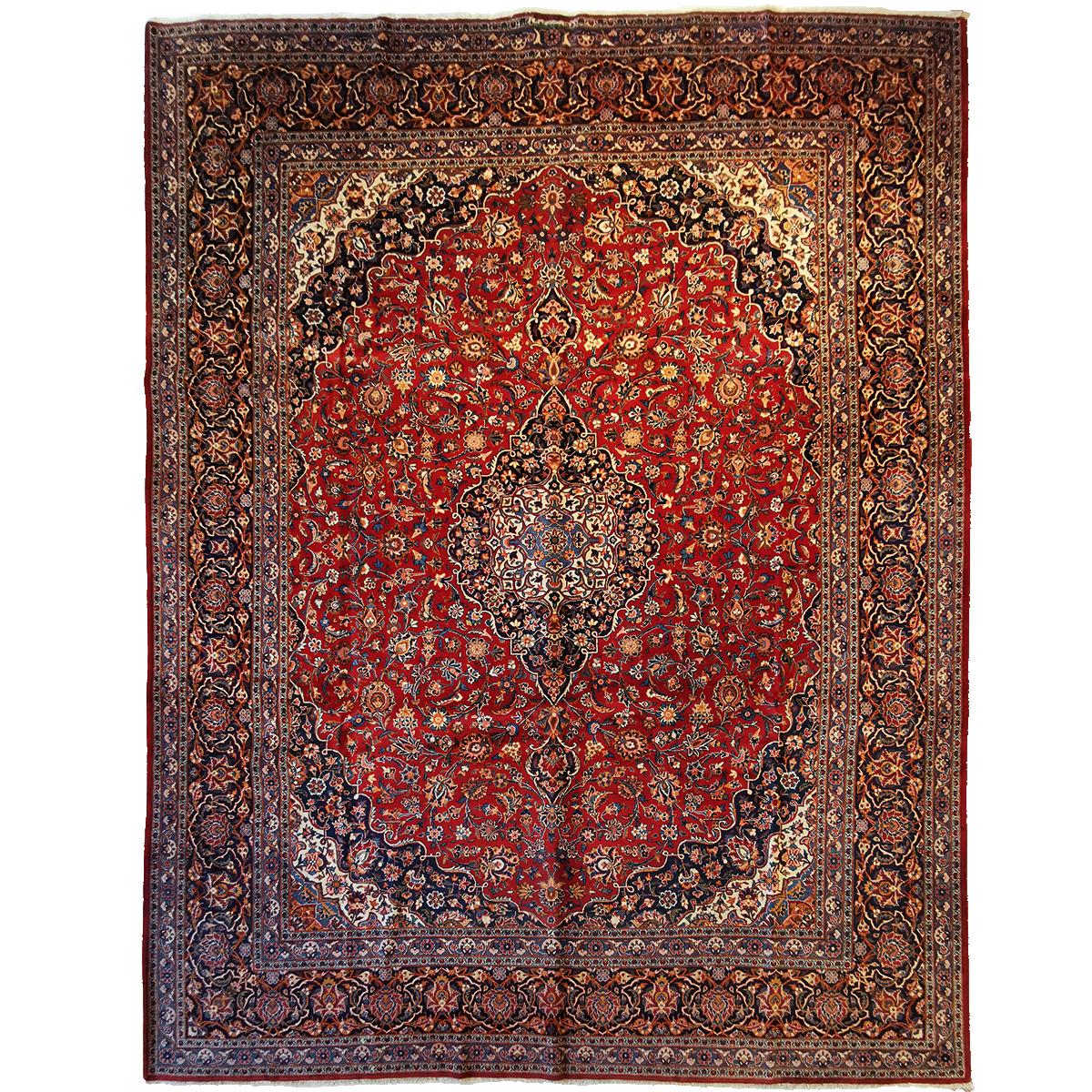 Persisk Kashan Tezdari teppe