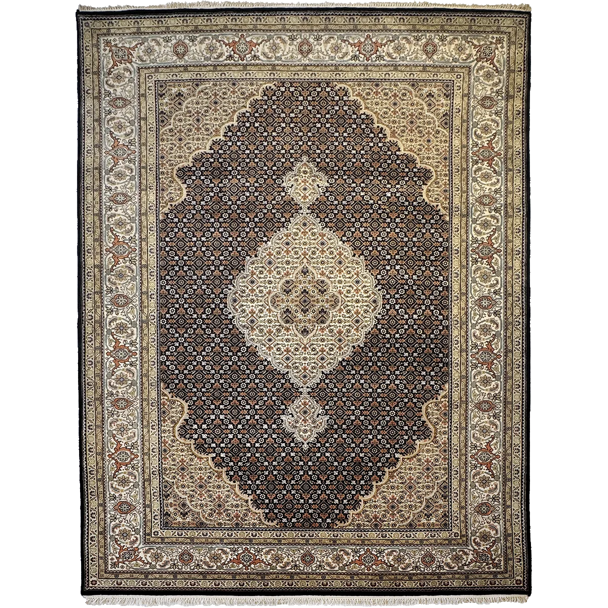 Tabriz indo teppe m/ silke